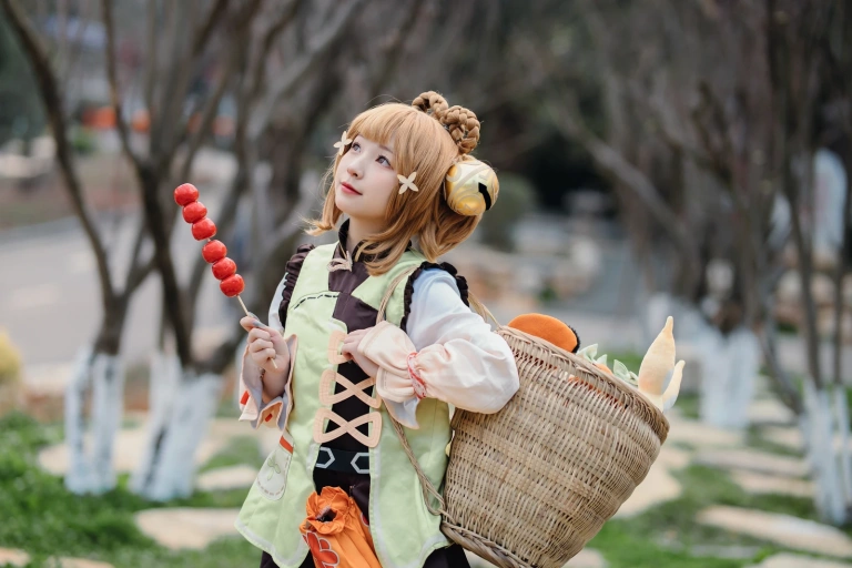 花铃《原神 瑶瑶》主题写真：15张全套美图