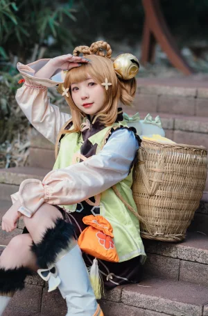花铃《原神 瑶瑶》主题写真：15张全套美图