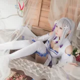瓜希酱《艾米莉亚》主题写真：16张全套美图