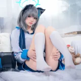 九柒喵《体操服白子》主题写真：17张全套美图