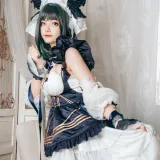 许枳《柴郡女仆》主题写真：22张全套美图