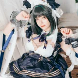 许枳《柴郡女仆》主题写真：22张全套美图