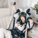 许枳《柴郡女仆》主题写真：22张全套美图