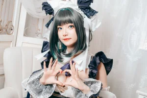 许枳《柴郡女仆》主题写真：22张全套美图