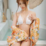 一北亦北《和服泳装》主题写真：26张全套美图，含1个视频