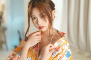 一北亦北《和服泳装》主题写真：26张全套美图，含1个视频