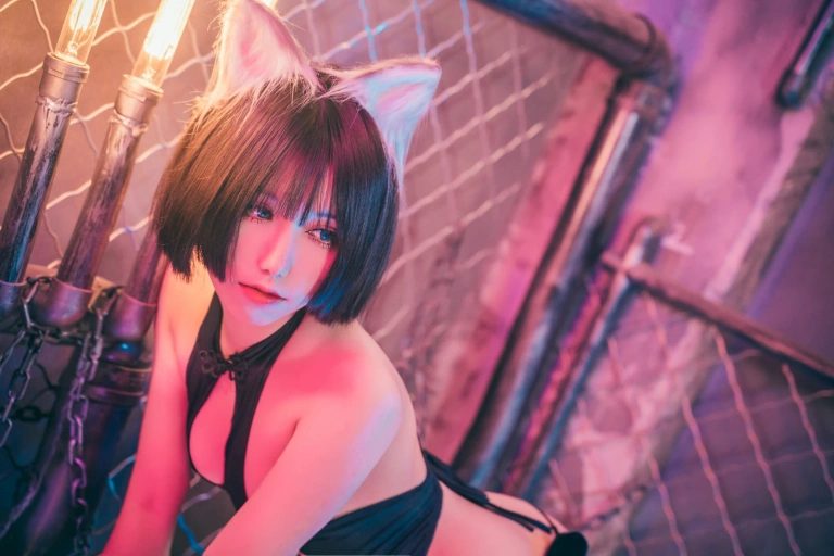 芋圆侑子《小野猫》主题写真：36张全套美图