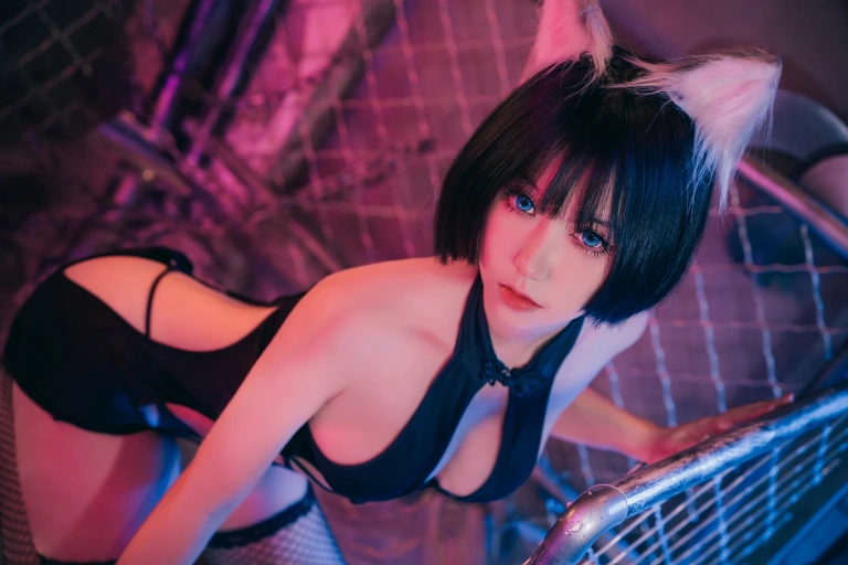 芋圆侑子《小野猫》主题写真：36张全套美图