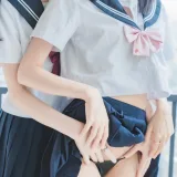 木棉棉《她（制服×制服）（&桜桃喵）》主题写真：37张全套美图