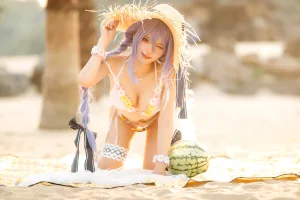 伊喵君&是一只熊仔《《公主连结》 静流&惠理子》主题写真：38张全套美图