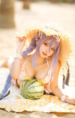 伊喵君&是一只熊仔《《公主连结》 静流&惠理子》主题写真：38张全套美图