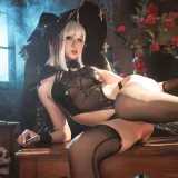 瓦斯塔亚小龙虾《魔女》主题写真：41张全套美图