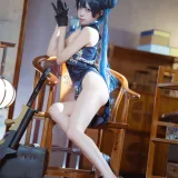 三無人型《碧蓝档案 妃咲旗袍》主题写真：42张全套美图