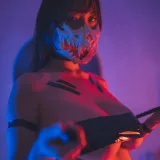 浅安安《黑胶带》主题写真：44张全套美图