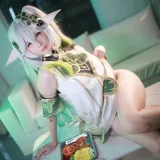上杉绘黎落《原神 纳西妲》主题写真：46张全套美图
