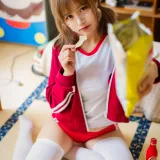 小仓千代《红色体操服》主题写真：48张全套美图