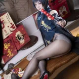 慢炖仓鼠球《妃咲》主题写真：80张全套美图