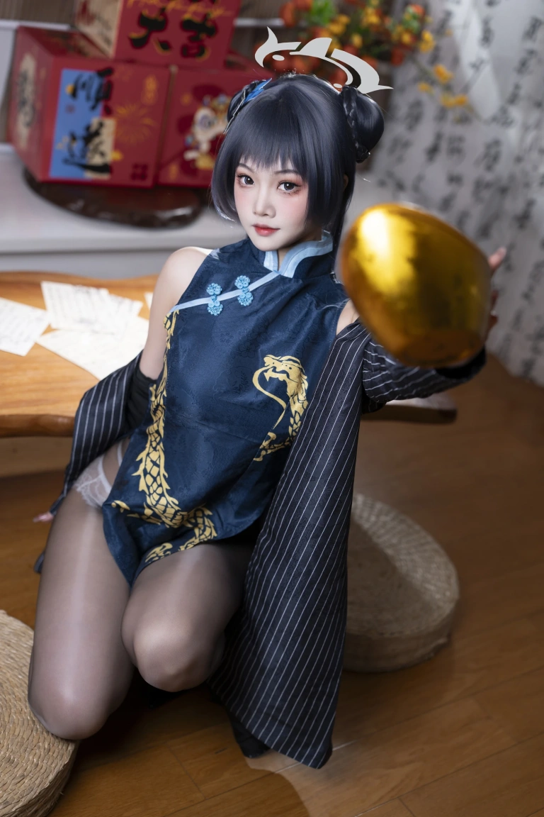 慢炖仓鼠球《妃咲》主题写真：80张全套美图