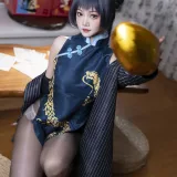 慢炖仓鼠球《妃咲》主题写真：80张全套美图