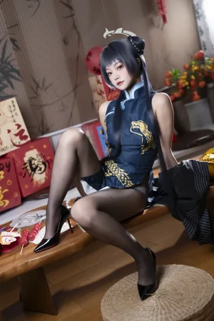 慢炖仓鼠球《妃咲》主题写真：80张全套美图