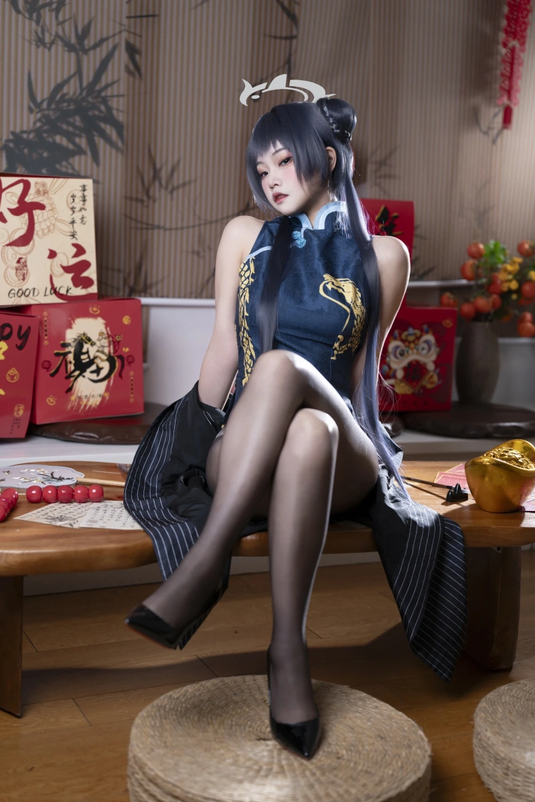 慢炖仓鼠球《妃咲》主题写真：80张全套美图