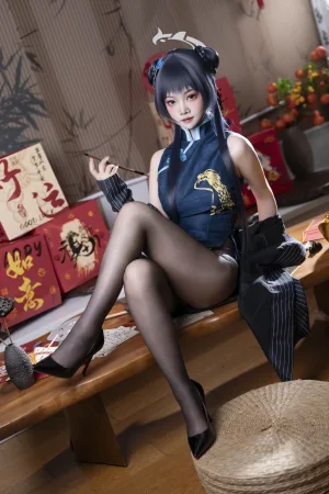 慢炖仓鼠球《妃咲》主题写真：80张全套美图