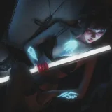 仙女月《赛博》主题写真：9张全套美图