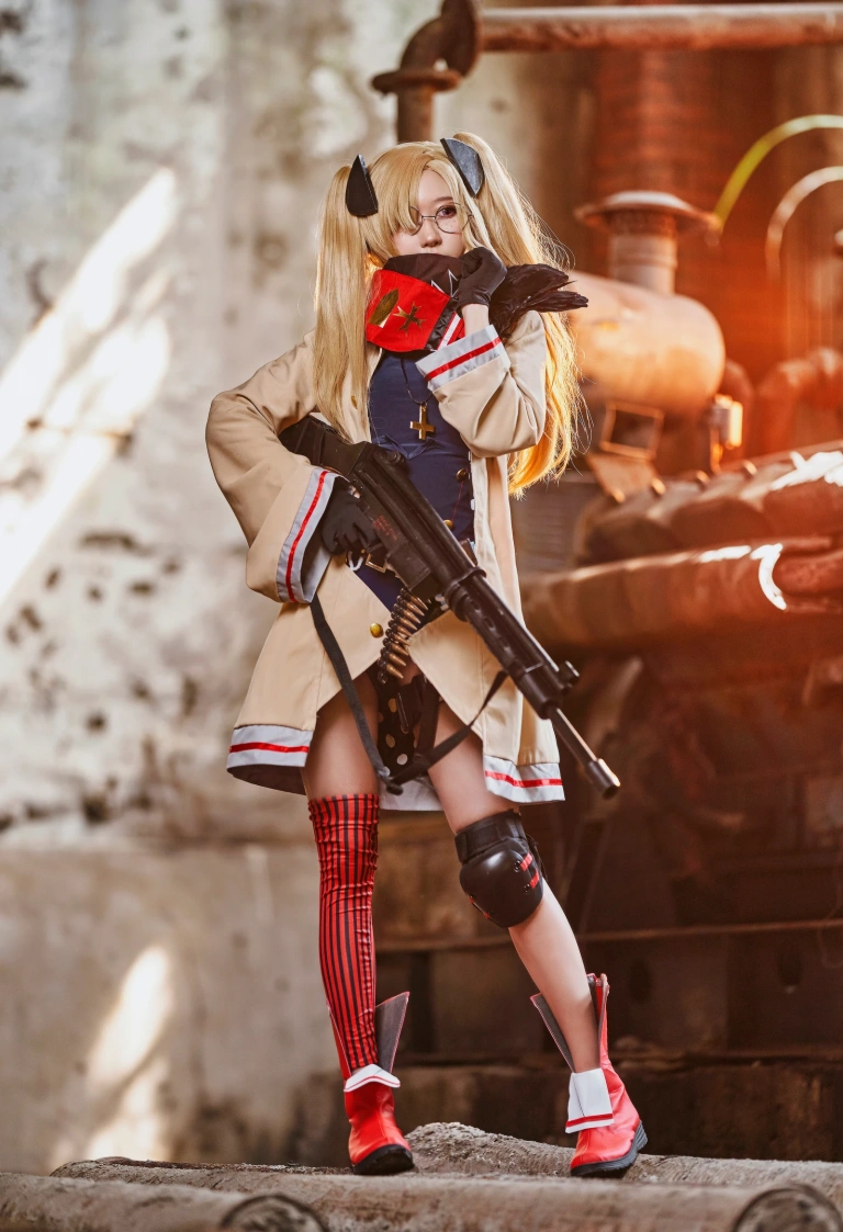 阿包也是兔娘《少女前线 HK21》主题写真：8张全套美图