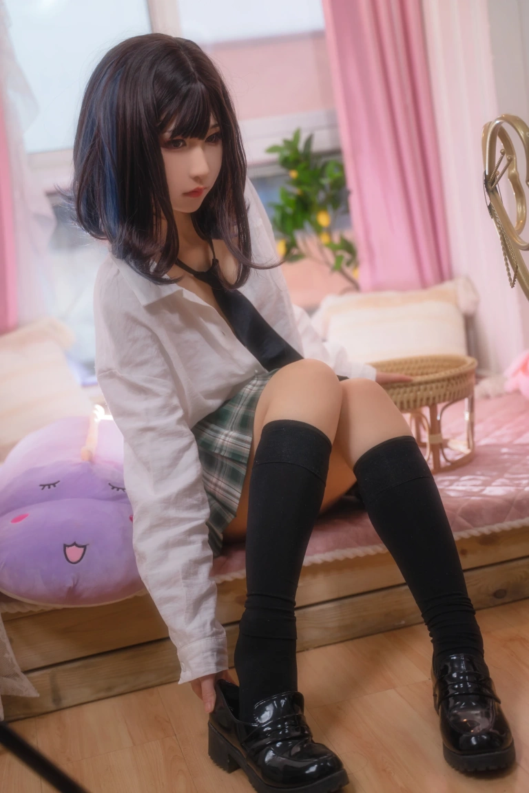 可可老师《放课后jk》主题写真：30张全套美图