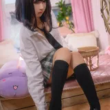 可可老师《放课后jk》主题写真：30张全套美图
