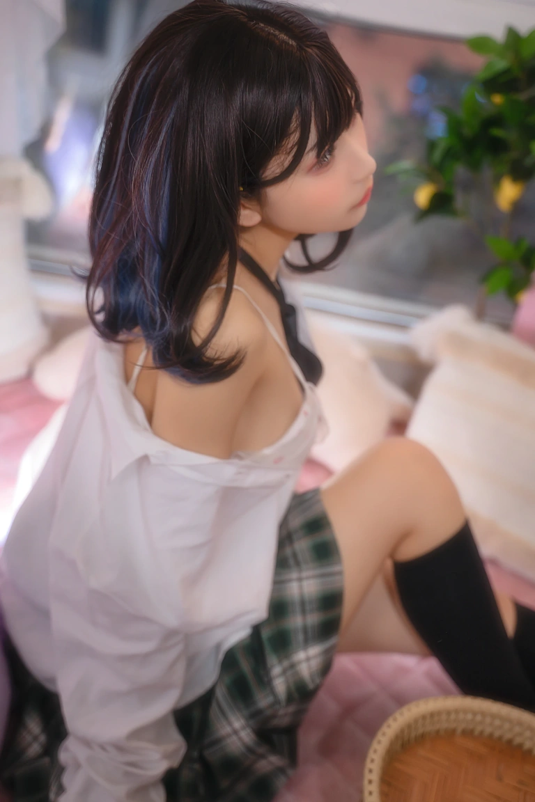 可可老师《放课后jk》主题写真：30张全套美图