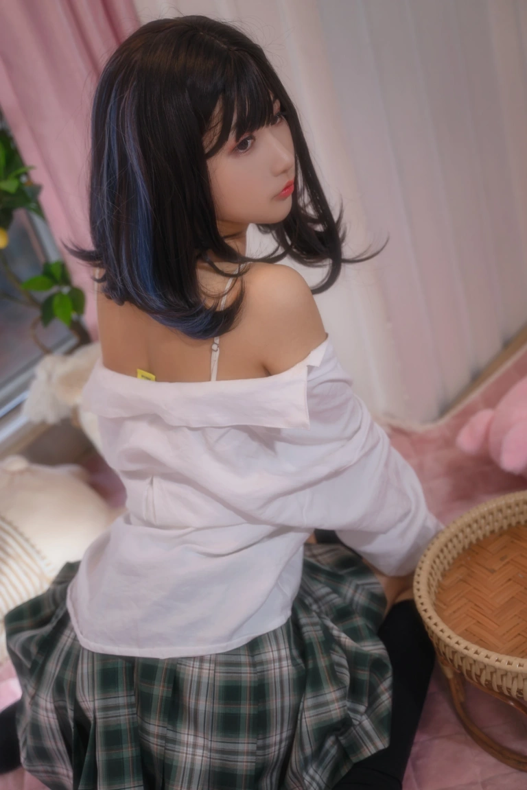 可可老师《放课后jk》主题写真：30张全套美图