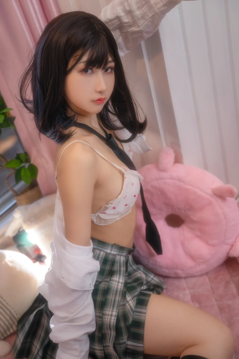 可可老师《放课后jk》主题写真：30张全套美图