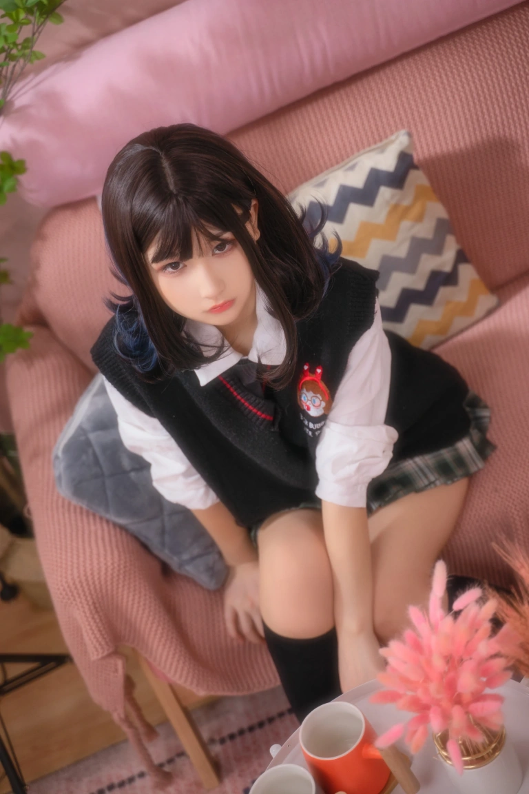 可可老师《放课后jk》主题写真：30张全套美图