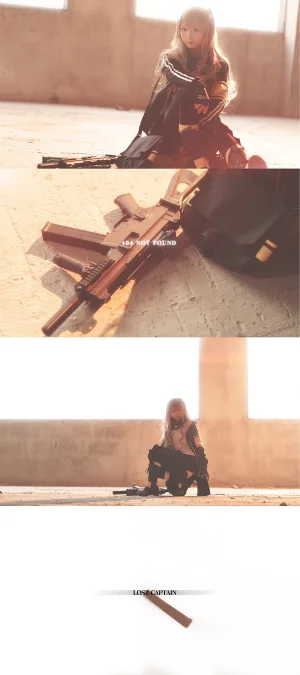 面饼仙儿《UMP45》主题写真：26张全套美图