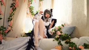 可可老师《柴郡》主题写真：16张全套美图
