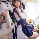 可可老师《柴郡》主题写真：16张全套美图