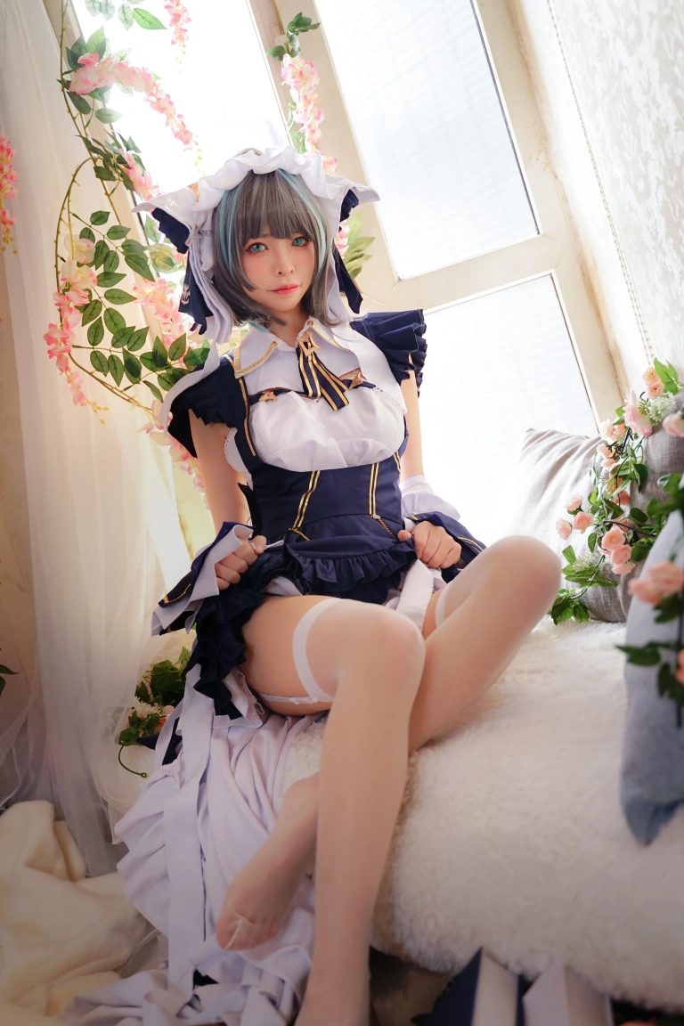 可可老师《柴郡》主题写真：16张全套美图