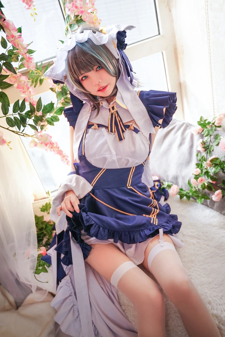 可可老师《柴郡》主题写真：16张全套美图