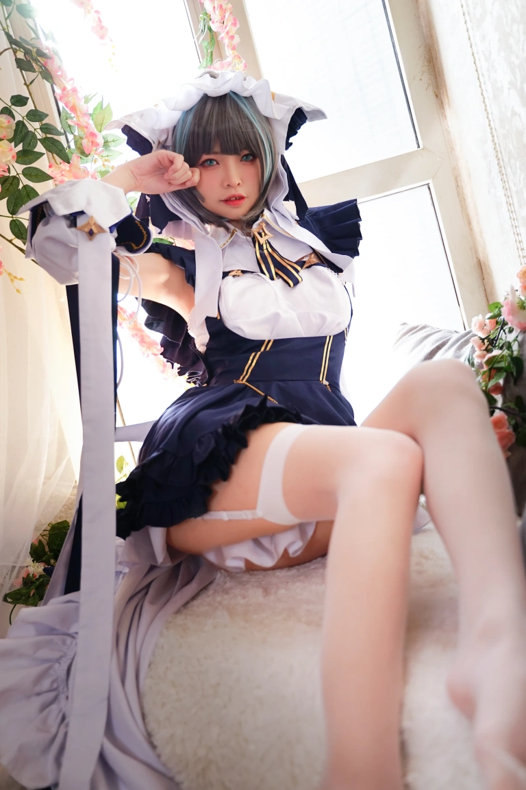 可可老师《柴郡》主题写真：16张全套美图
