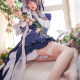 可可老师《柴郡》主题写真：16张全套美图