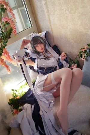 可可老师《柴郡》主题写真：16张全套美图