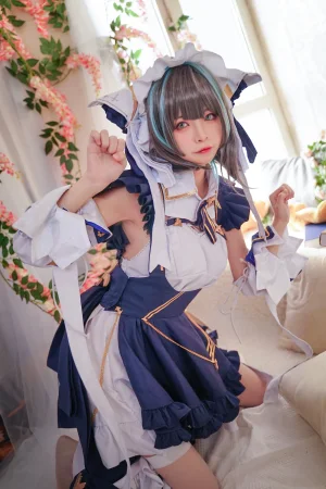 可可老师《柴郡》主题写真：16张全套美图
