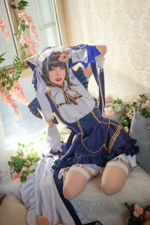 可可老师《柴郡》主题写真：16张全套美图