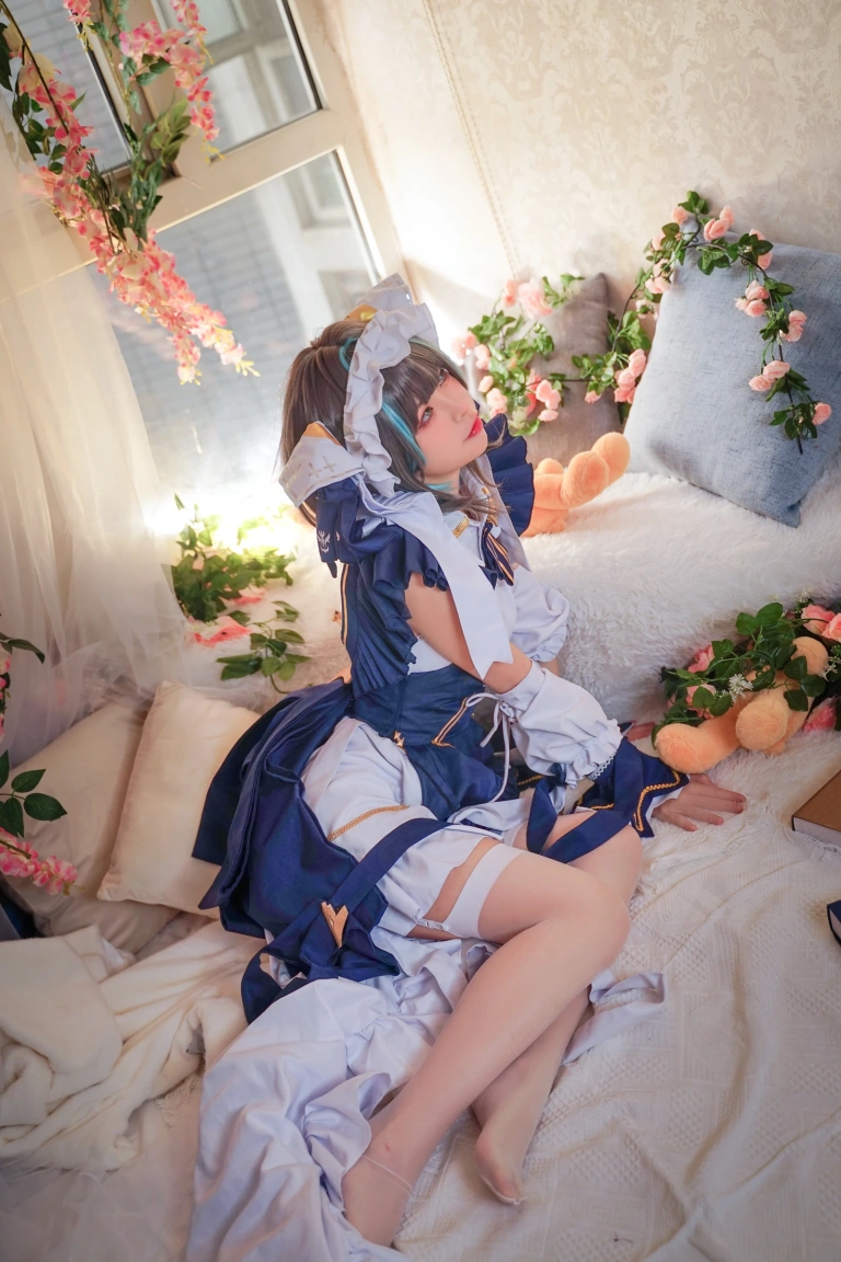 可可老师《柴郡》主题写真：16张全套美图