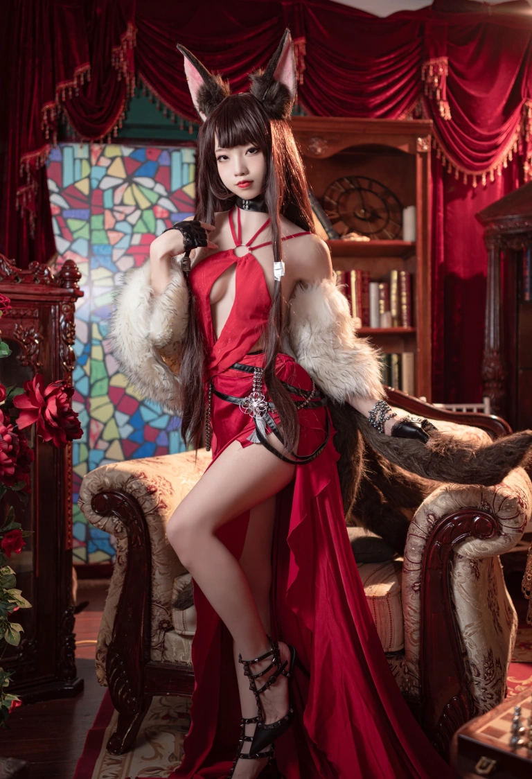 狐玖玖《碧蓝航线 赤城》主题写真：17张全套美图