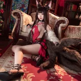 狐玖玖《碧蓝航线 赤城》主题写真：17张全套美图