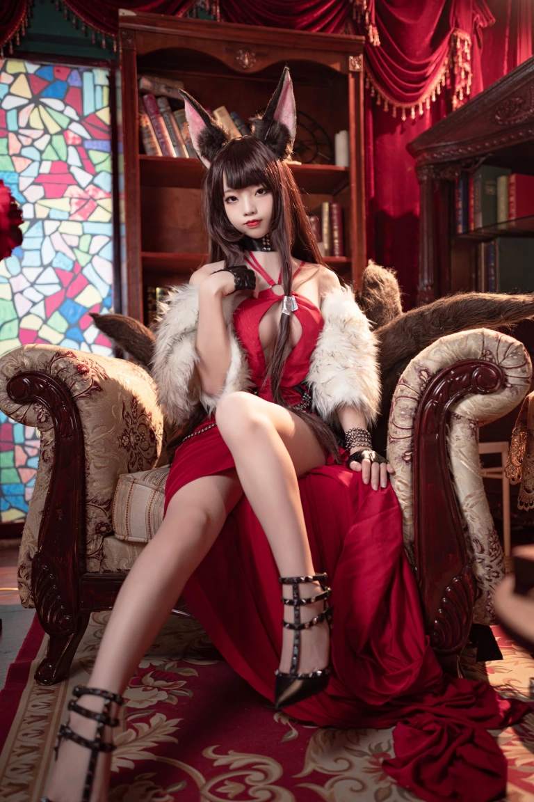 狐玖玖《碧蓝航线 赤城》主题写真：17张全套美图