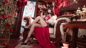 狐玖玖《碧蓝航线 赤城》主题写真：17张全套美图