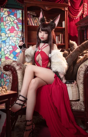 狐玖玖《碧蓝航线 赤城》主题写真：17张全套美图